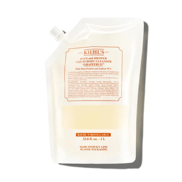kiehl-s-grapefruit-liquid-body-cleanser-gentle-foaming-body-wash-refreshing-arom image 1