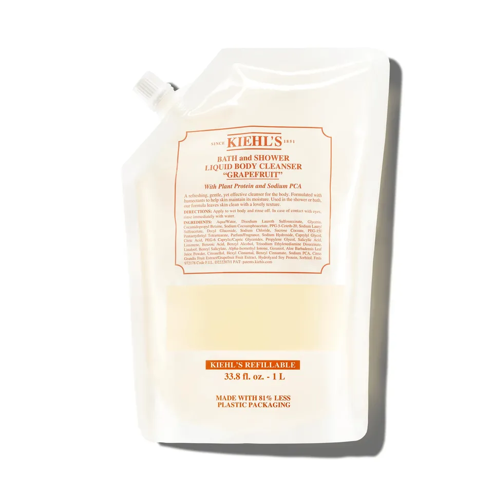 kiehl-s-grapefruit-liquid-body-cleanser-gentle-foaming-body-wash-refreshing-arom image 1