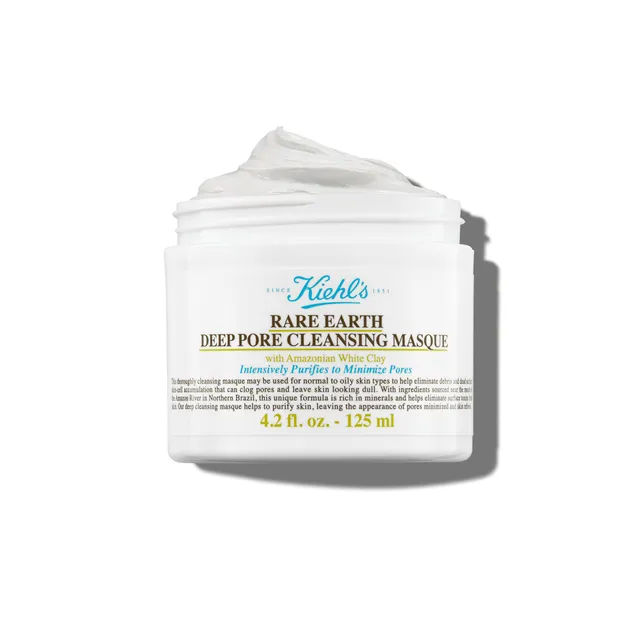 kiehl-s-rare-earth-deep-pore-cleansing-face-mask-pore-minimizing-clay-mask-with- image 1