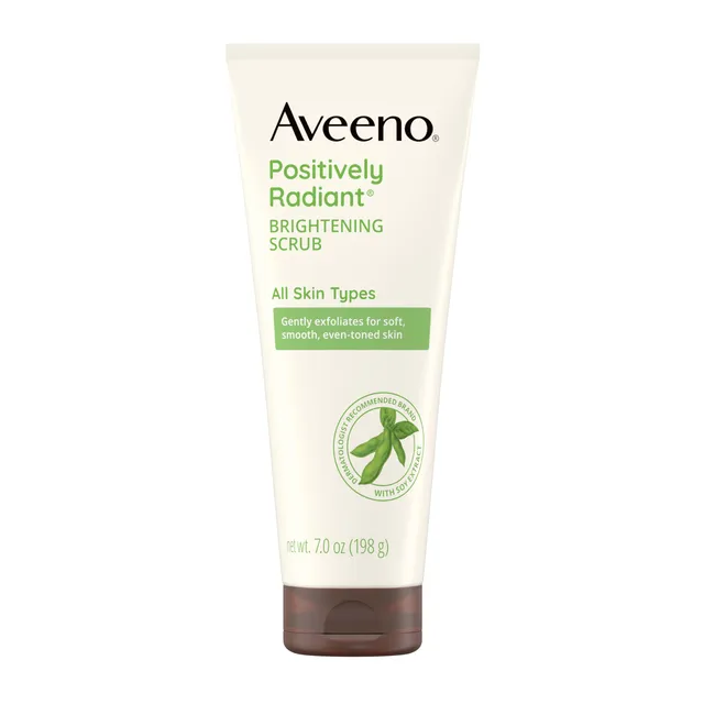 aveeno-positively-radiant-skin-brightening-daily-facial-scrub-7-oz image 1
