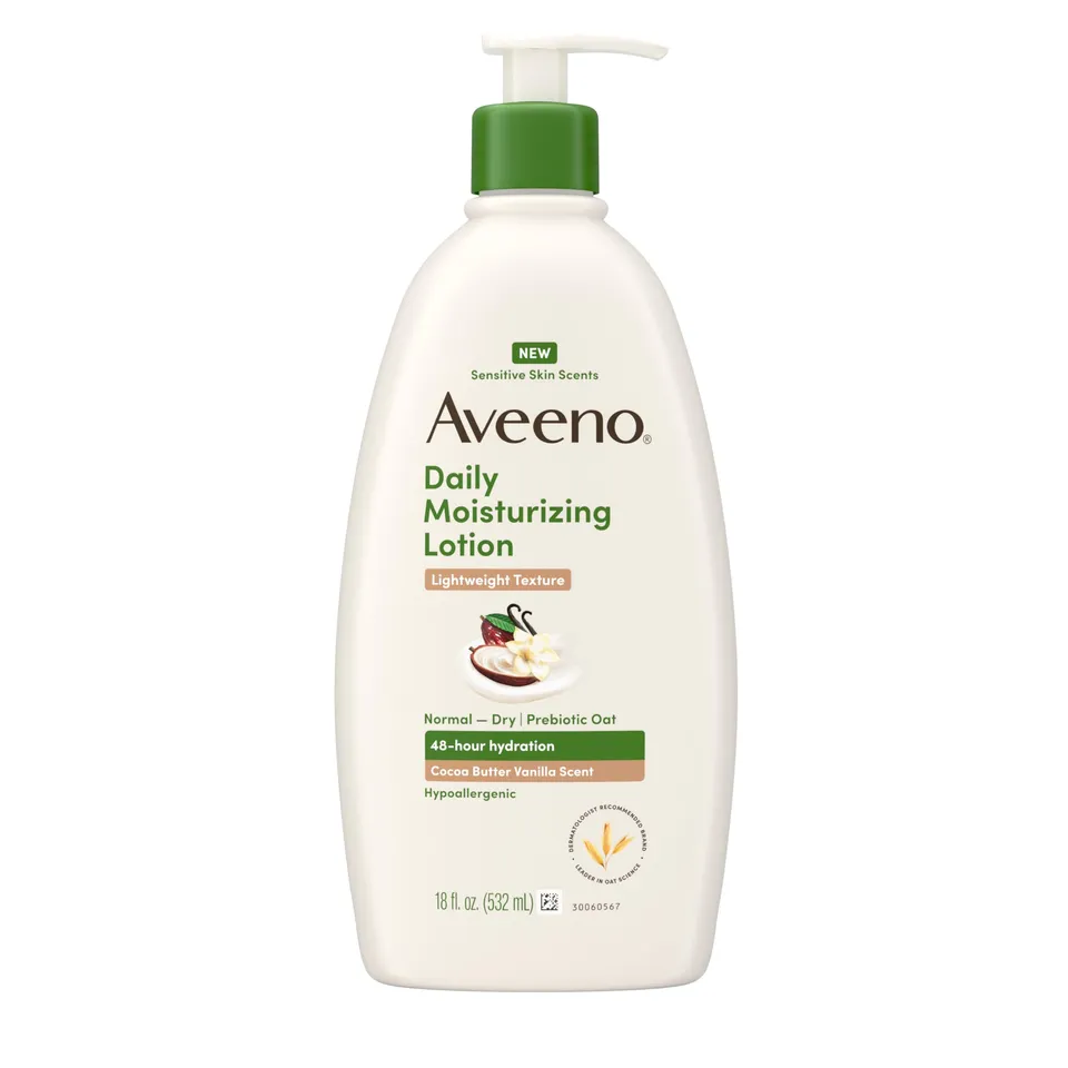 aveeno-daily-moisturizing-lotion-cocoa-butter-vanilla-scent-with-prebiotic-oat-l image 1