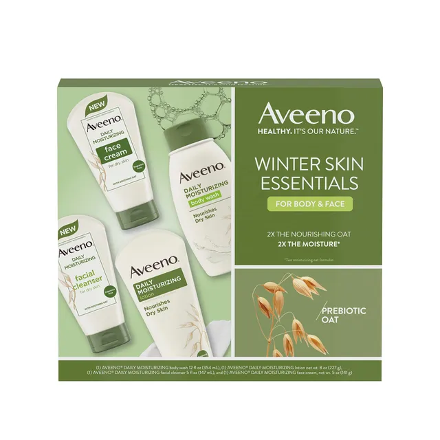 aveeno-daily-moisturizing-winter-skin-essentials-skincare-set-body-lotion-body-w image 1