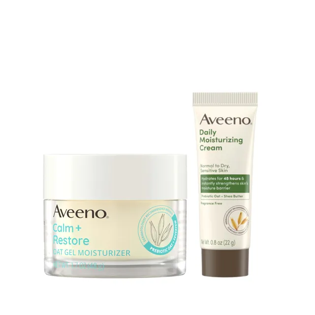 aveeno-sensitive-skin-moisturizer-bundle-calm-restore-oat-gel-facial-moisturizer image 1