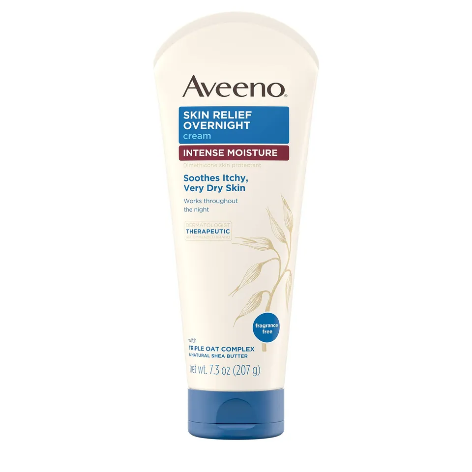 aveeno-skin-relief-overnight-intense-moisture-cream-with-triple-oat-complex-shea image 1