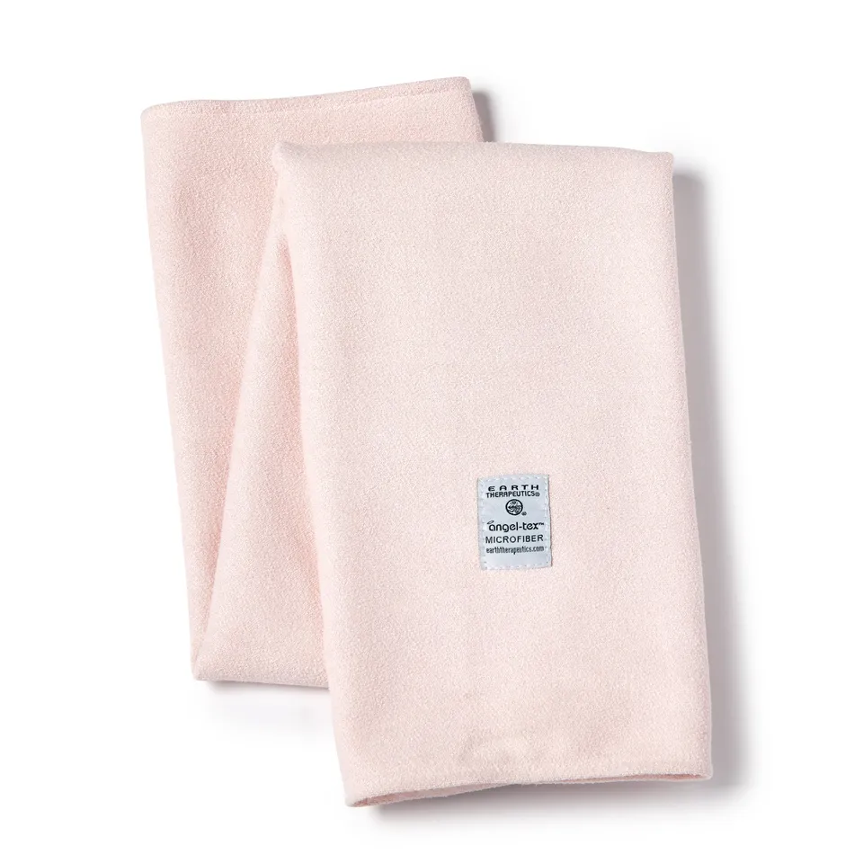 earth-therapeutics-ultra-absorbent-quick-dry-hair-body-towel-pink-microfiber-tow image 1