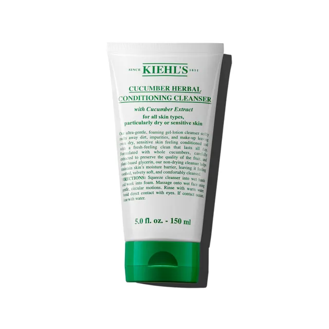 kiehl-s-cucumber-herbal-conditioning-cleanser-gentle-face-wash-for-dry-sensitive image 1