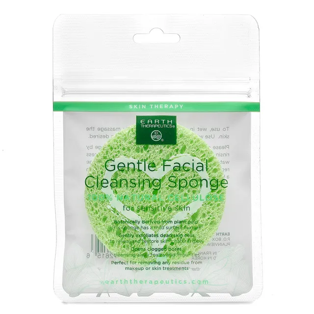 earth-therapeutics-gentle-facial-cleansing-sponge-100-natural-cellulose image 1