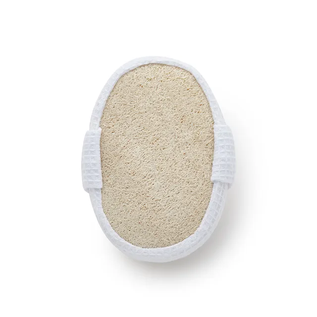 earth-therapeutics-loofah-waffle-puff-sponge-exfoliating-bath-sponge image 1
