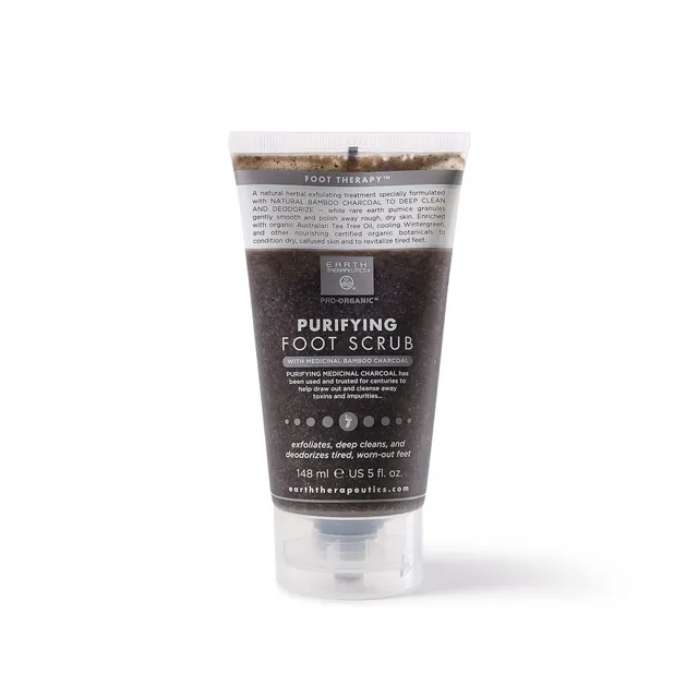 earth-therapeutics-charcoal-purifying-foot-scrub image 1