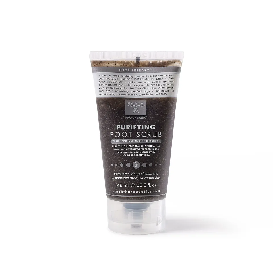 earth-therapeutics-charcoal-purifying-foot-scrub image 1