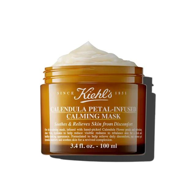 kiehl-s-calendula-petal-infused-calming-mask-hydrating-gel-face-mask-with-calend image 1