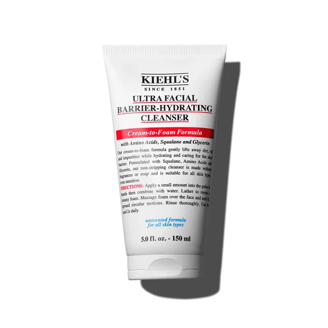 kiehl-s-ultra-facial-barrier-hydrating-cleanser-cream-to-foam-non-stripping-dail image 1
