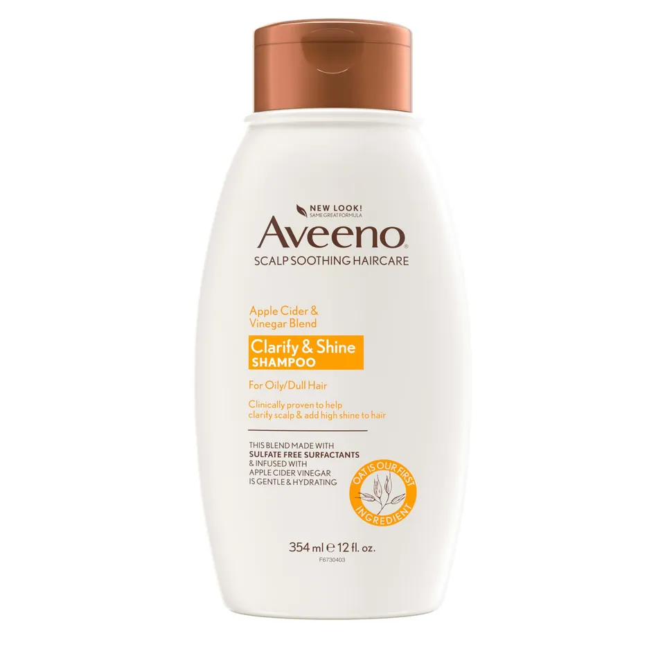 aveeno-apple-cider-vinegar-clarifying-shampoo-shine-enhancing-12-fl-oz image 1