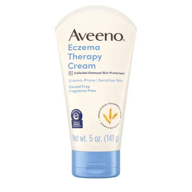aveeno-eczema-therapy-daily-moisturizing-body-cream-1-colloidal-oatmeal-5-oz-pac image 1