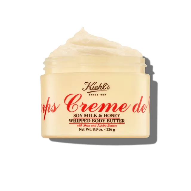 kiehl-s-creme-de-corps-whipped-body-butter-nourishing-body-moisturizer-with-soy- image 1