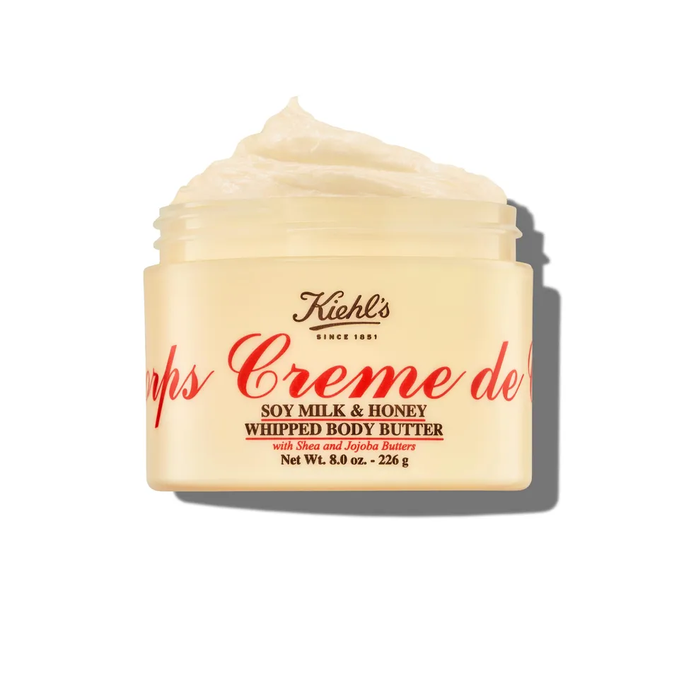 kiehl-s-creme-de-corps-whipped-body-butter-nourishing-body-moisturizer-with-soy- image 1