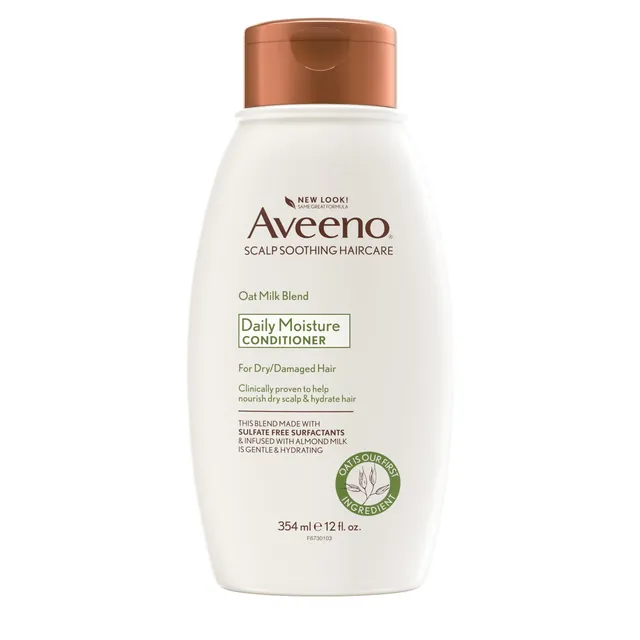aveeno-oat-milk-blend-moisturizing-conditioner-ultra-hydrating-for-dry-damaged-h image 1