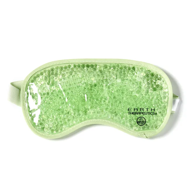 earth-therapeutics-gel-bead-sleep-mask-green-pink image 1