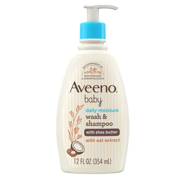 aveeno-baby-daily-moisturizing-2-in-1-wash-shampoo-gentle-coconut-scent-12-fl-oz image 1