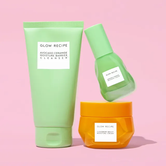 glow-recipe-soothing-skin-essentials-kit-avocado-cloudberry-trio image 1