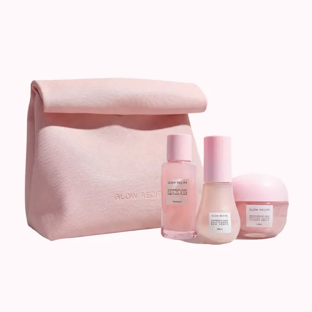 glow-recipe-the-glass-skin-roll-bag-kit-complete-3-step-glass-skin-routine-with- image 1