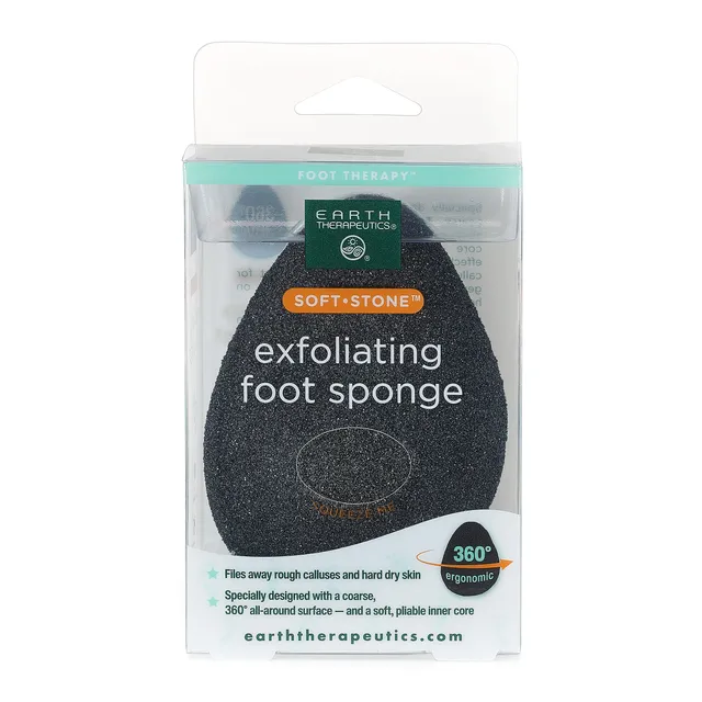 earth-therapeutics-soft-stone-exfoliating-foot-sponge-pumice-sponge-for-calluses image 1