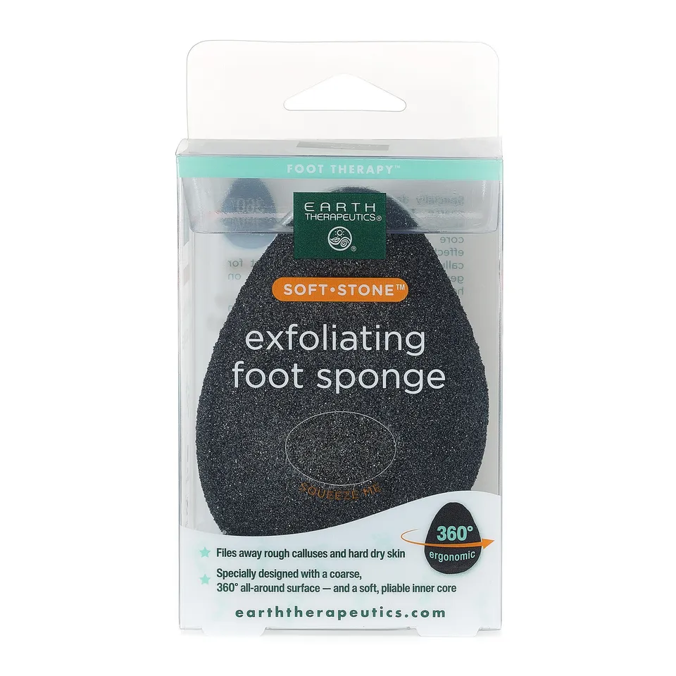 earth-therapeutics-soft-stone-exfoliating-foot-sponge-pumice-sponge-for-calluses image 1