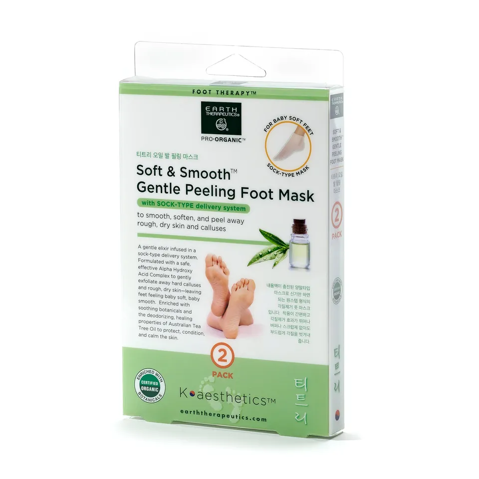 earth-therapeutics-soft-smooth-gentle-peeling-foot-mask-2-pairs-alpha-hydroxy-ac image 1