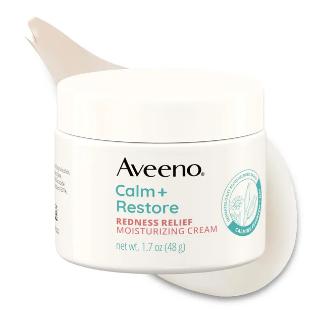 aveeno-calm-restore-redness-relief-moisturizing-face-cream-for-sensitive-skin-wi image 1