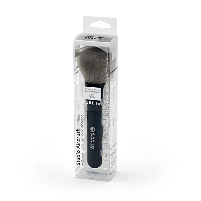 earth-therapeutics-studio-airbrush-charcoal-extra-large-powder-brush-with-bamboo image 1