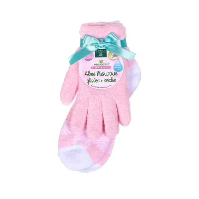 earth-therapeutics-aloe-gloves-socks-combo-moisturizing-gift-set-with-aloe-vera- image 1