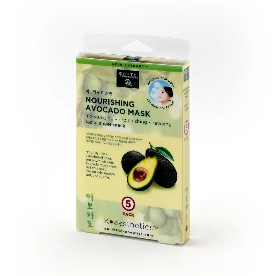 earth-therapeutics-nourishing-avocado-mask-5-pack image 1