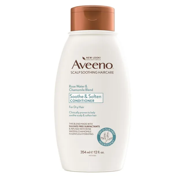 aveeno-rose-water-chamomile-conditioner-for-dry-hair-hydrating-12-fl-oz image 1