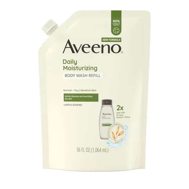 aveeno-daily-moisturizing-body-wash-with-prebiotic-oat-for-sensitive-skin-light- image 1