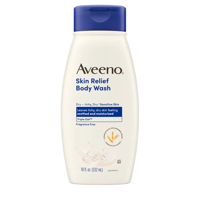 aveeno-skin-relief-body-wash-with-triple-oat-complex-fragrance-free-gentle-daily image 1