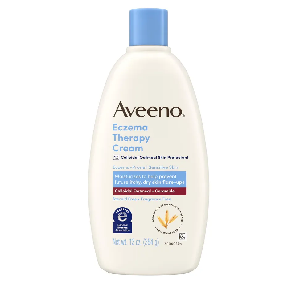 aveeno-eczema-therapy-daily-moisturizing-body-cream-for-sensitive-skin-soothing- image 1