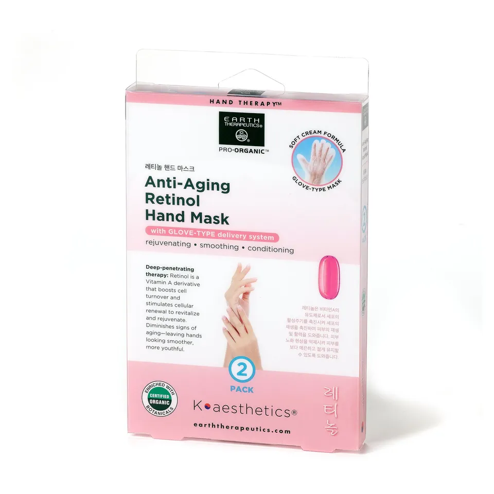 earth-therapeutics-retinol-anti-aging-hand-mask-2-pairs image 1