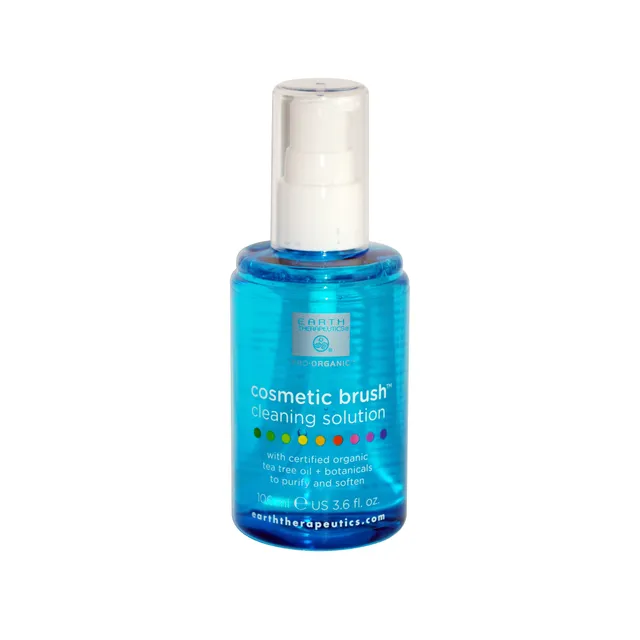 earth-therapeutics-cosmetic-brush-cleaning-solution-tea-tree-oil-aloe-vera-vitam image 1
