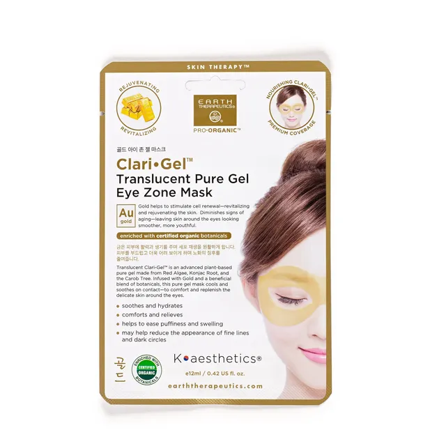 earth-therapeutics-clari-gel-eye-zone-mask-gold-single image 1