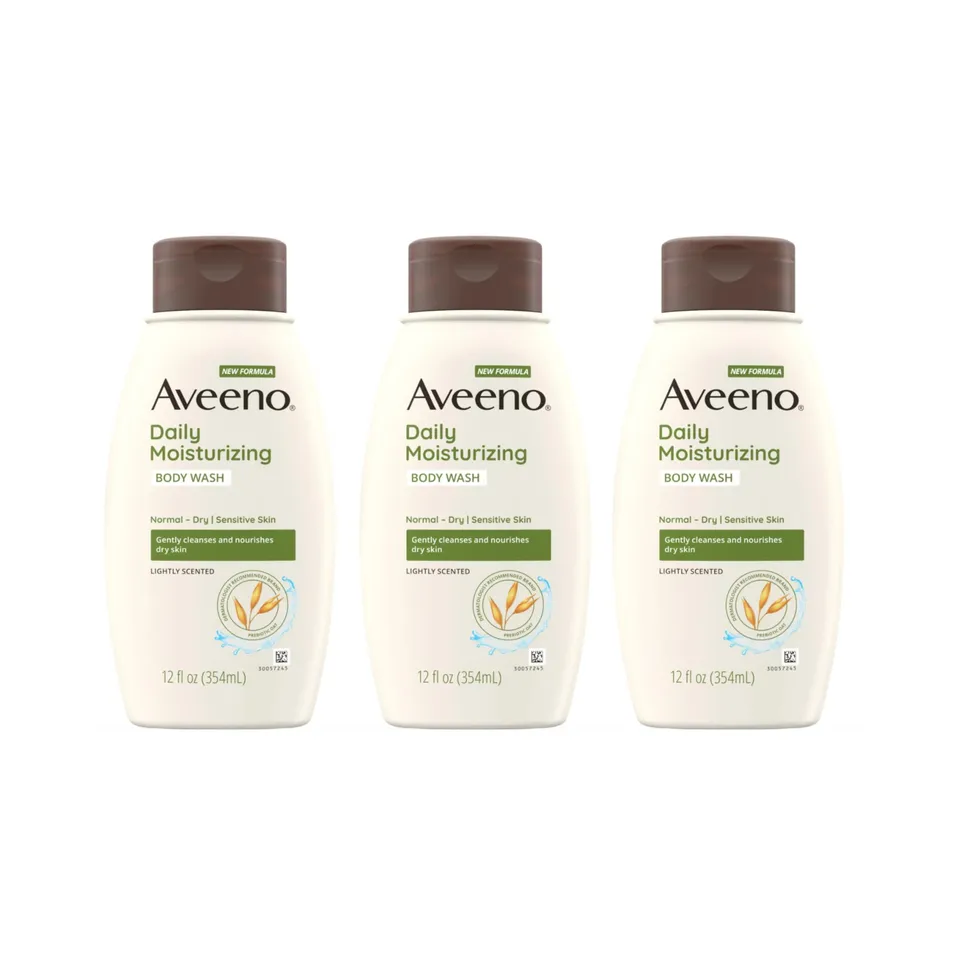 aveeno-daily-moisturizing-body-wash-with-prebiotic-oat-3-pack-12-fl-oz-each-for- image 1