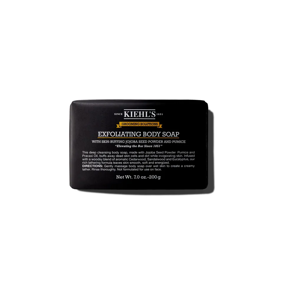 kiehl-s-grooming-solutions-exfoliating-body-bar-soap-for-men-with-pumice-jojoba- image 1