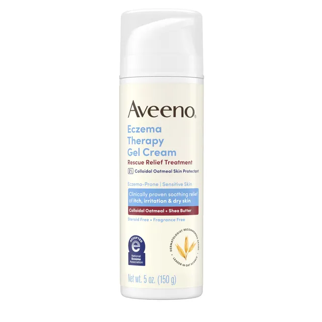 aveeno-eczema-therapy-rescue-relief-treatment-gel-cream-2-colloidal-oatmeal-skin image 1