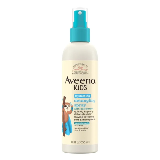 aveeno-kids-hydrating-detangling-spray-with-oat-extract-tear-free-gentle-for-sen image 1