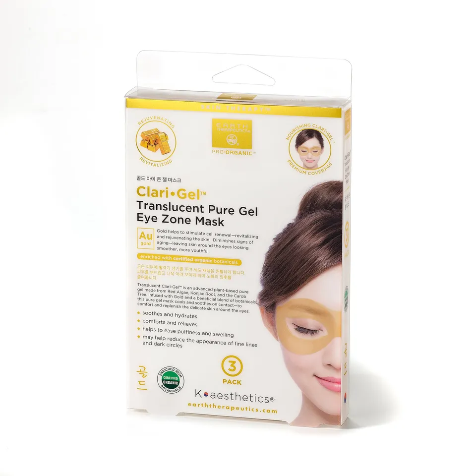 earth-therapeutics-clari-gel-eye-zone-mask-gold-3-pack-targeting-fine-lines-wrin image 1