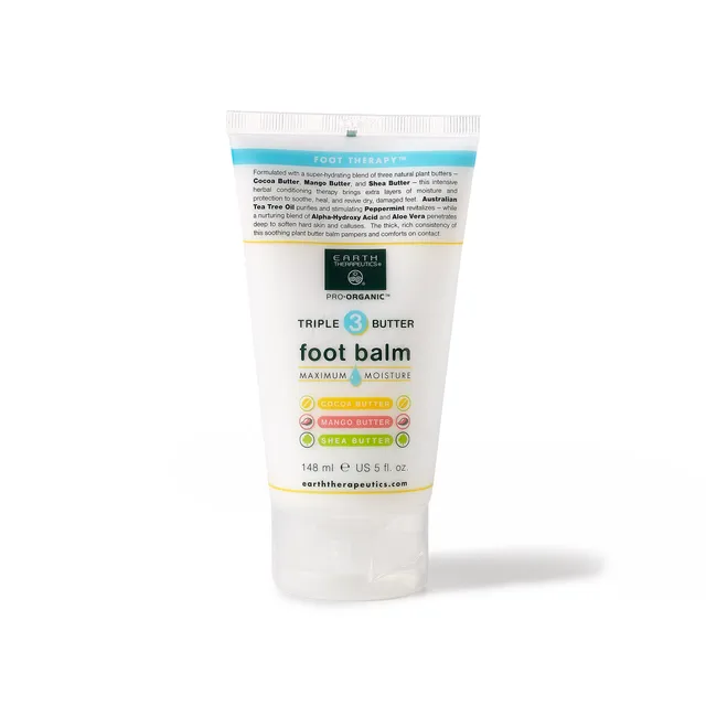 earth-therapeutics-triple-butter-foot-balm-intensive-cocoa-mango-shea-butter-hee image 1