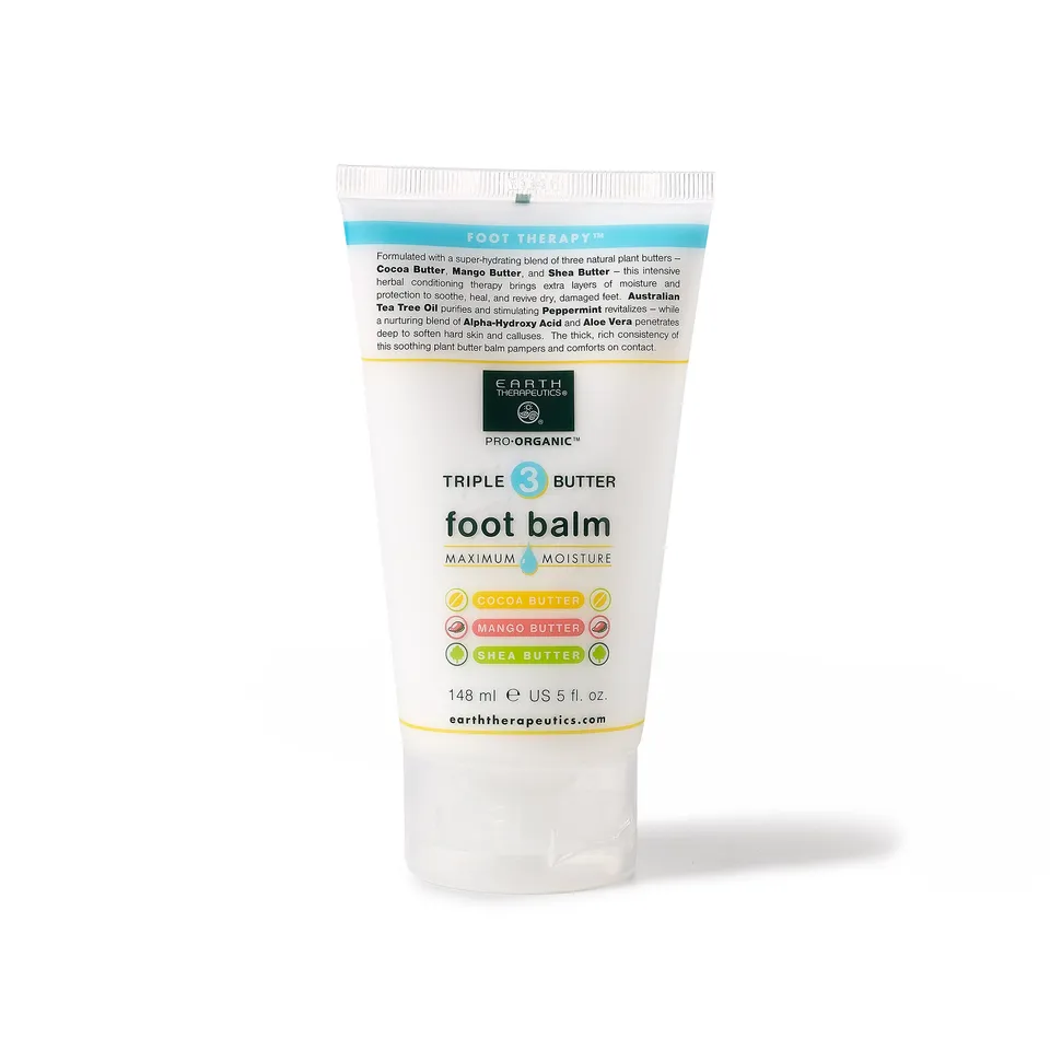 earth-therapeutics-triple-butter-foot-balm-intensive-cocoa-mango-shea-butter-hee image 1