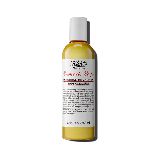kiehl-s-creme-de-corps-smoothing-oil-to-foam-body-cleanser-moisturizing-body-was image 1