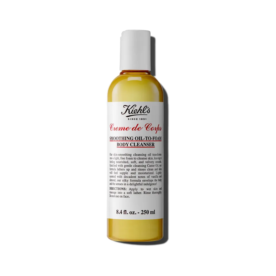 kiehl-s-creme-de-corps-smoothing-oil-to-foam-body-cleanser-moisturizing-body-was image 1