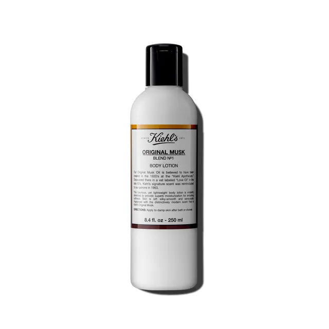 kiehl-s-original-musk-scented-body-lotion-lightweight-moisturizer-with-apricot-s image 1