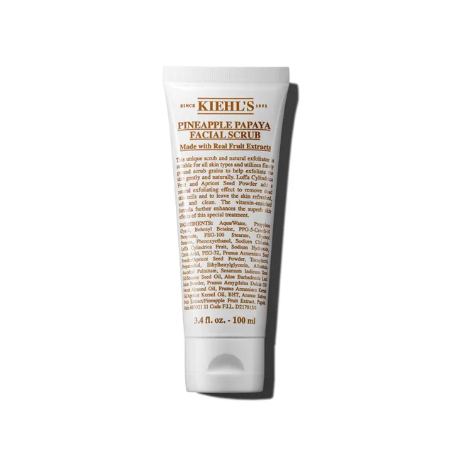 kiehl-s-pineapple-papaya-facial-scrub-exfoliating-face-cleanser-with-luffa-cylin image 1